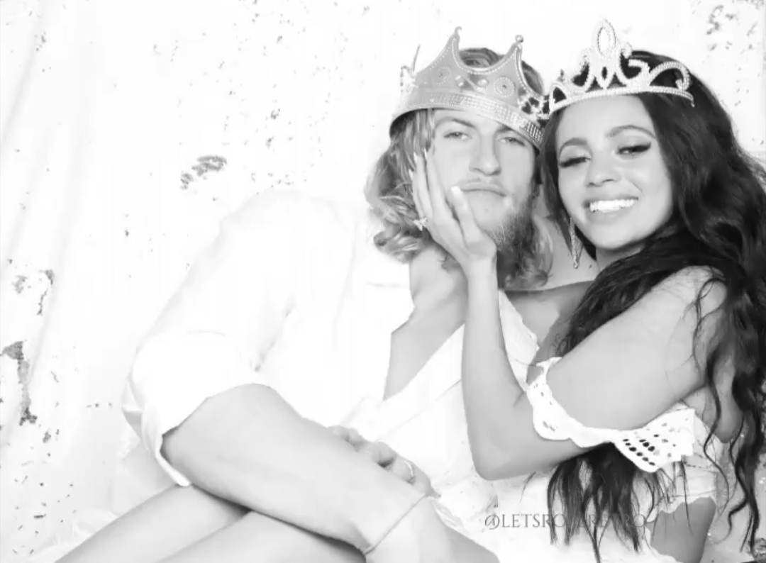 michael kopech, black and white, lovely and wife
