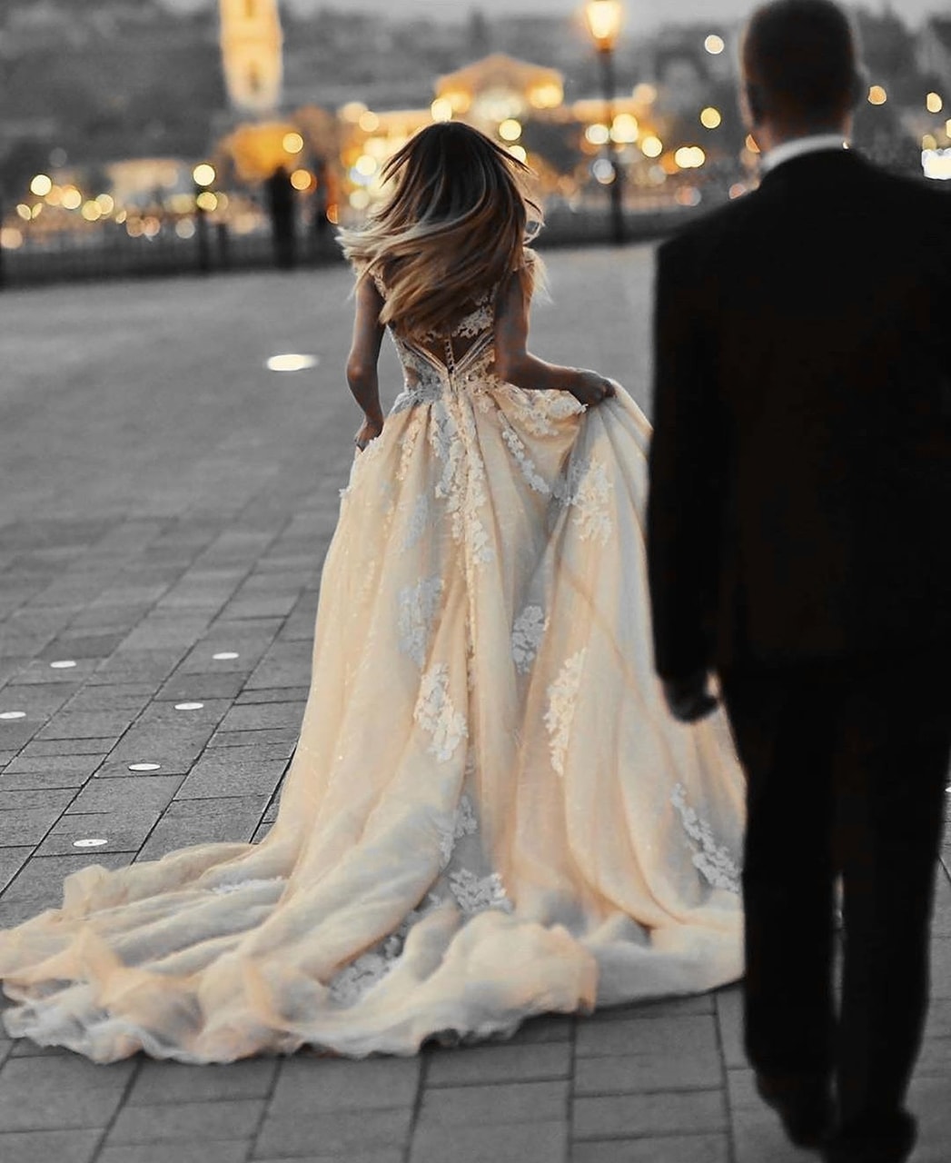 spousal, double, dress and love