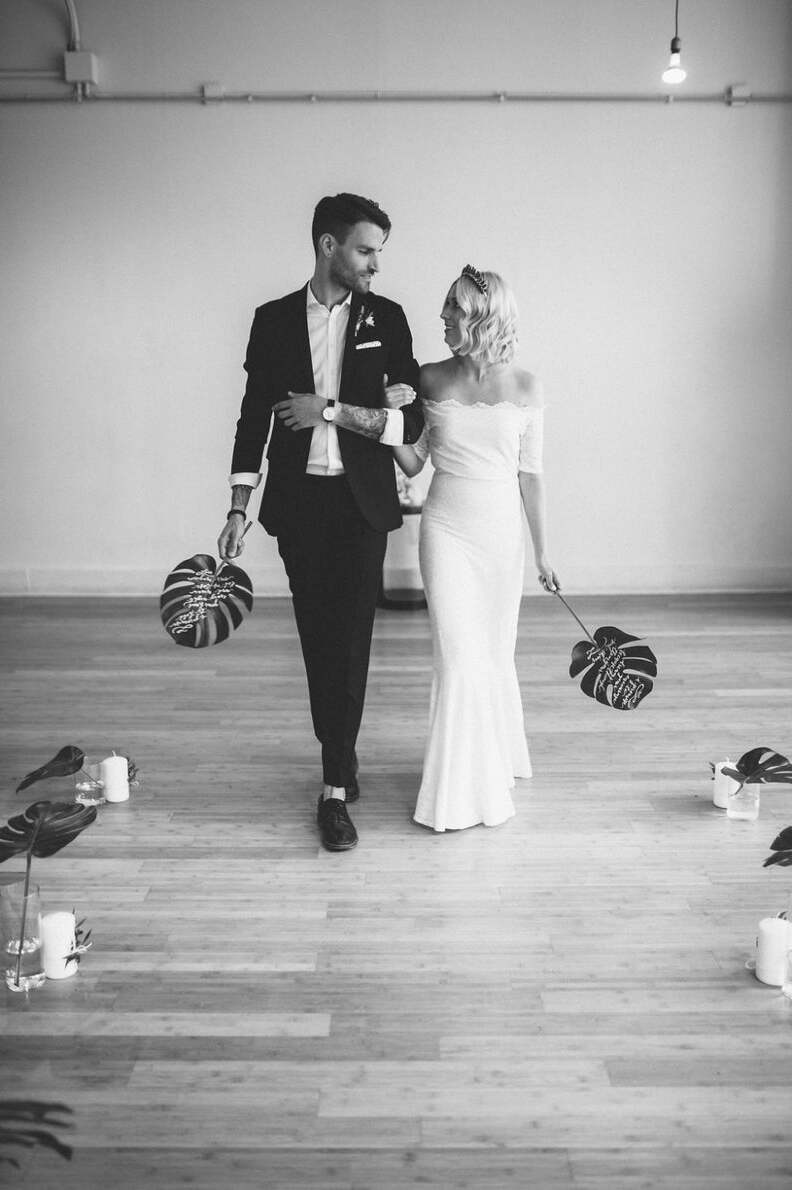 elopement dress, reception dress, love and bride