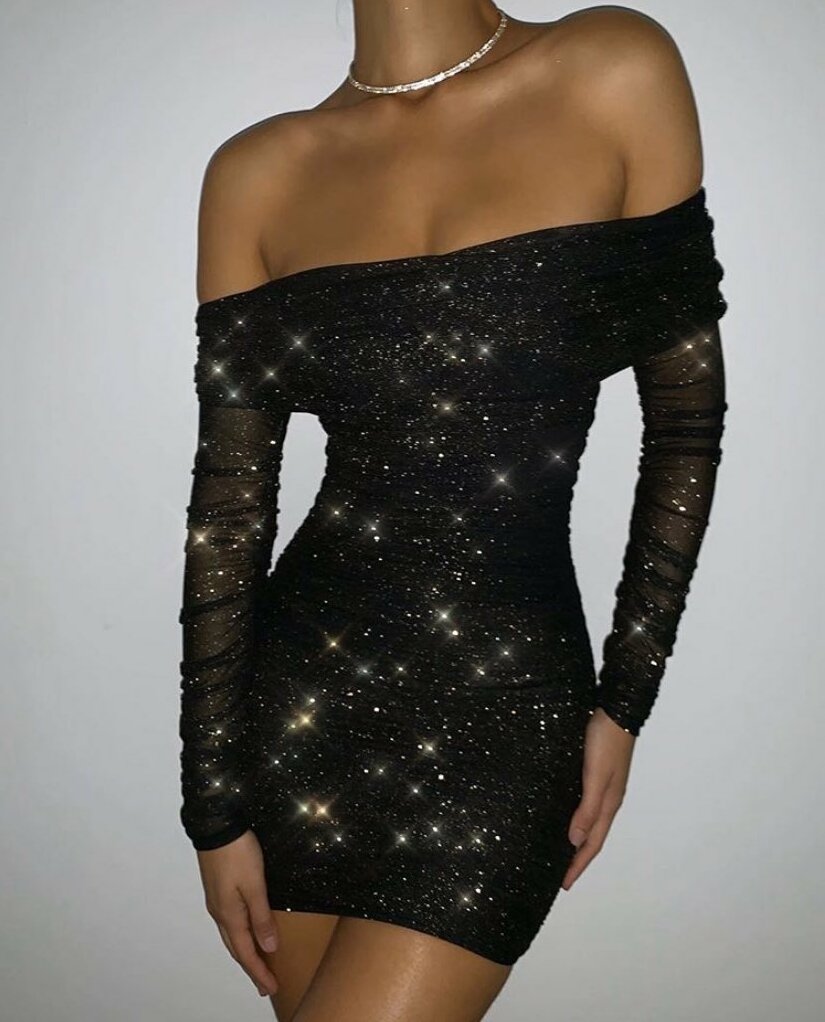 black dress, Prom, jewelry and dress