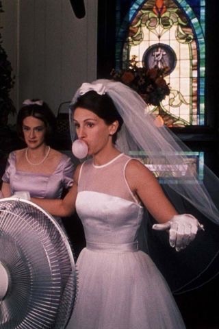 wedding dresses, movie and runaway bride