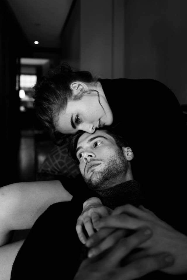 life, black, couple and love