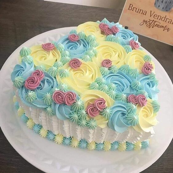 decoration, flowers, cakes and buttercream