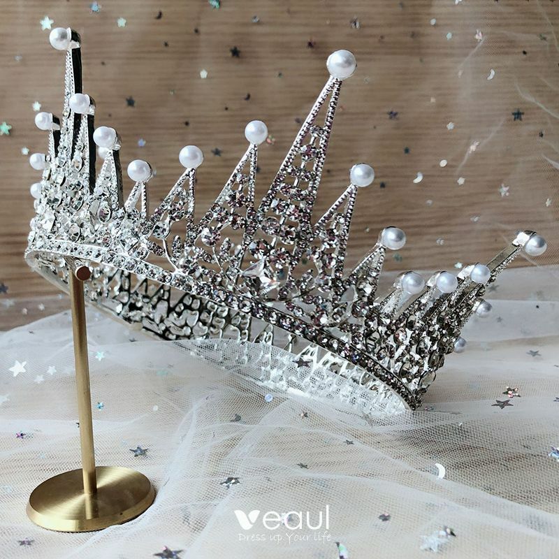 tiara, crystal, pearl and wedding accessories