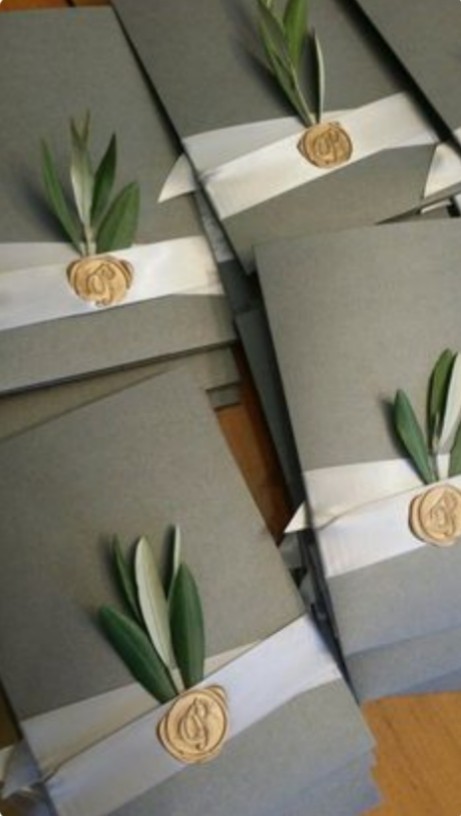 grey, mariage, green and invitation