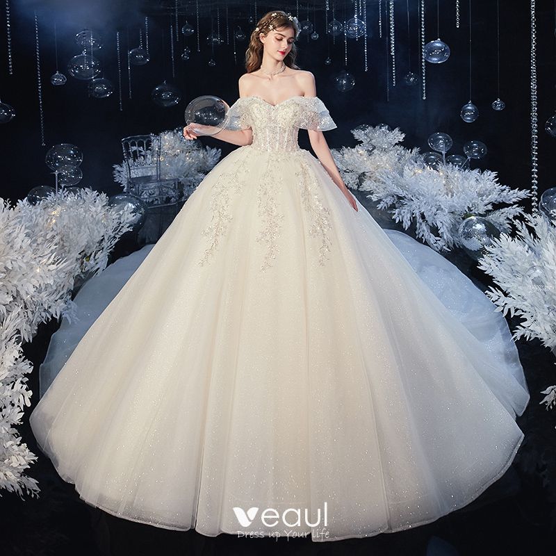 tulle wedding gown, glitter tulle, bridal and bride
