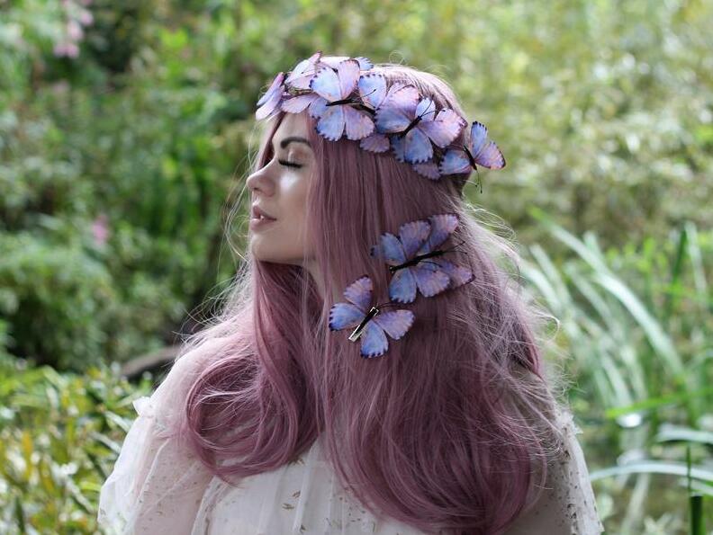 wonderland, purple, summer and spring