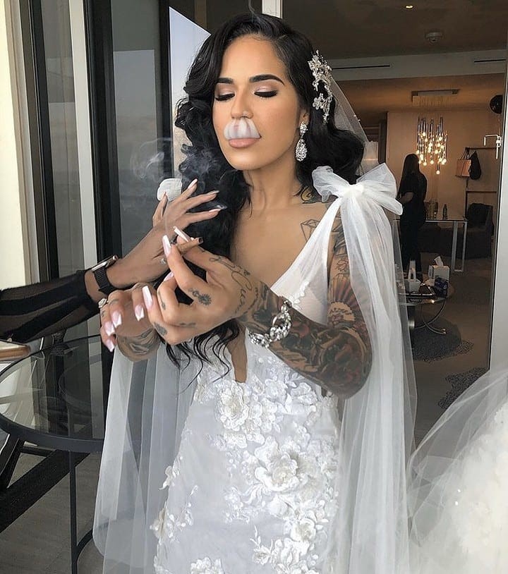 dress, weed and smoke