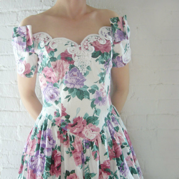 dresses, flower, floral and spring