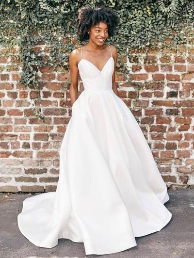 simple wedding dress, bridal dress and wedding dress 2020