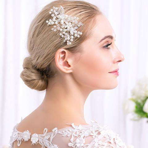elegant, crystal, hair pin and hair