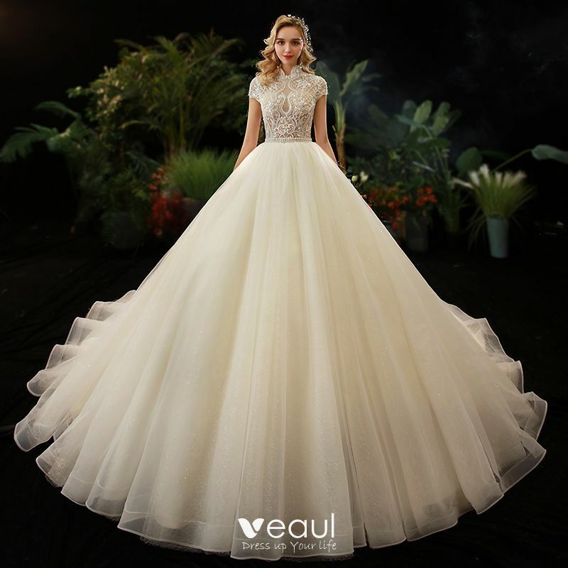 tulle wedding gown, illusion wedding dress, bride and bridal gown