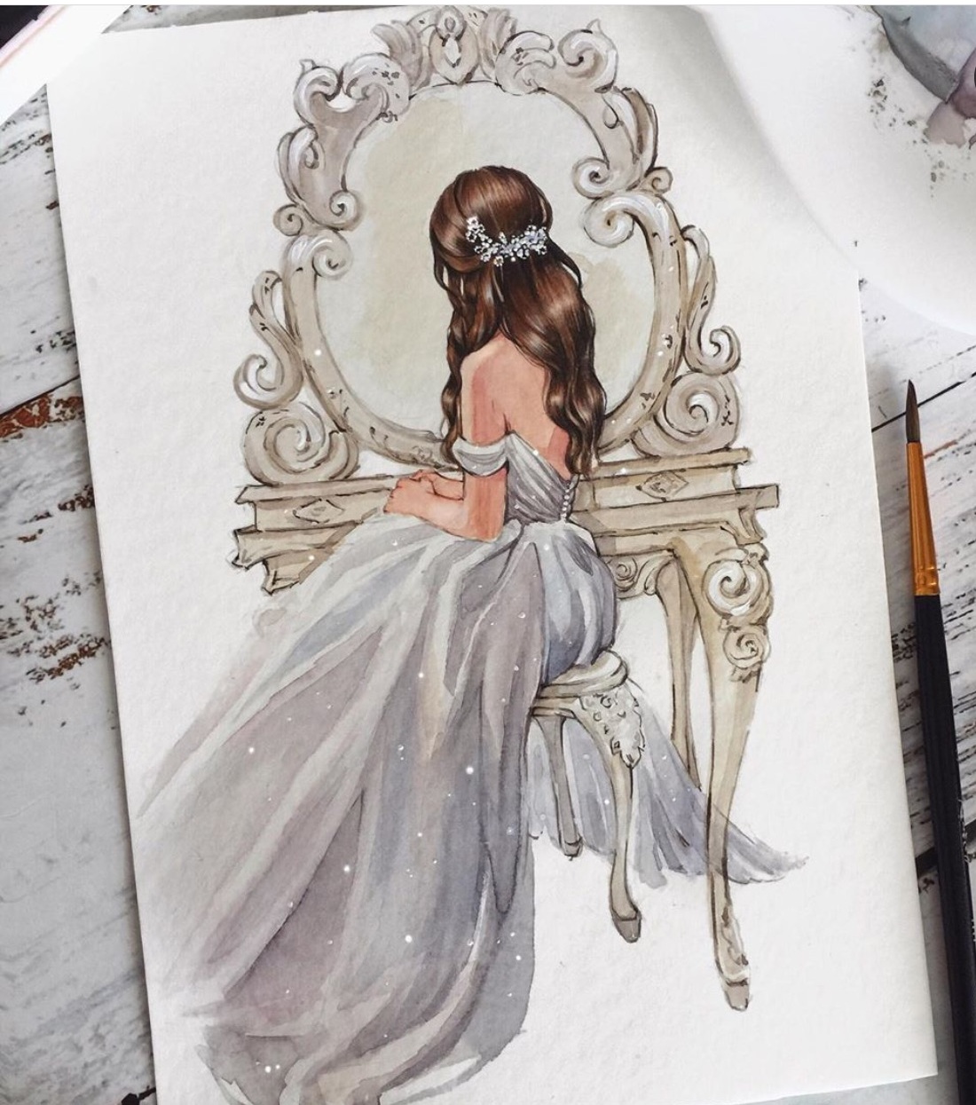 fashion, bride, art and white