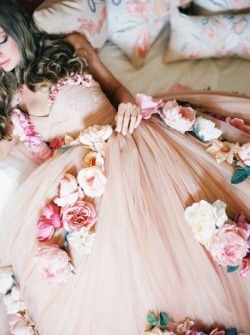 beauty, summer and wedding dress