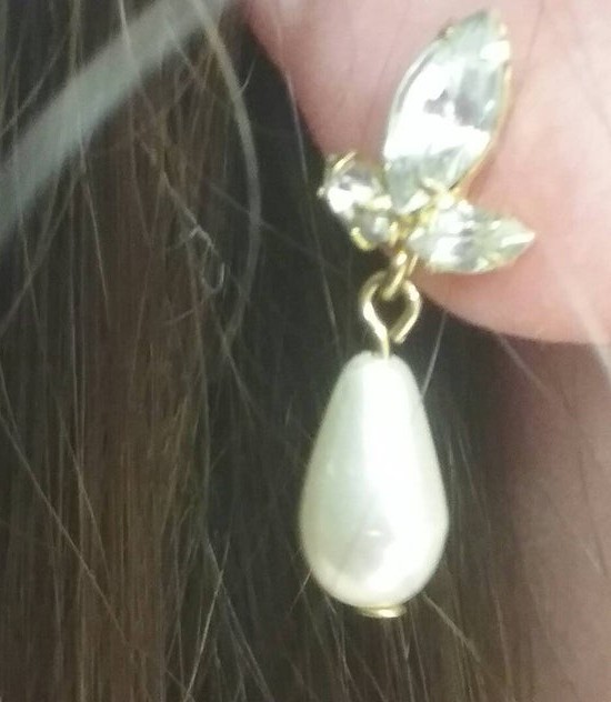 yesterdayjewels, etsy, earrings and pearl