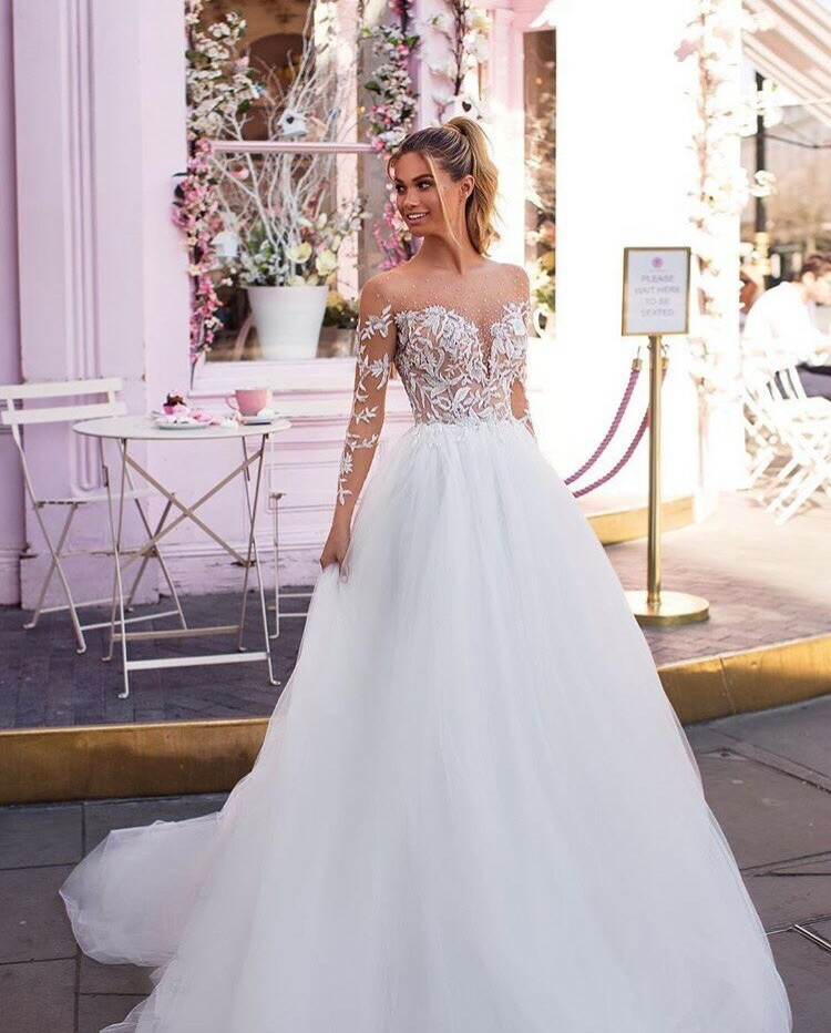 gown, wedding day, wedding ideas and lace wedding dress