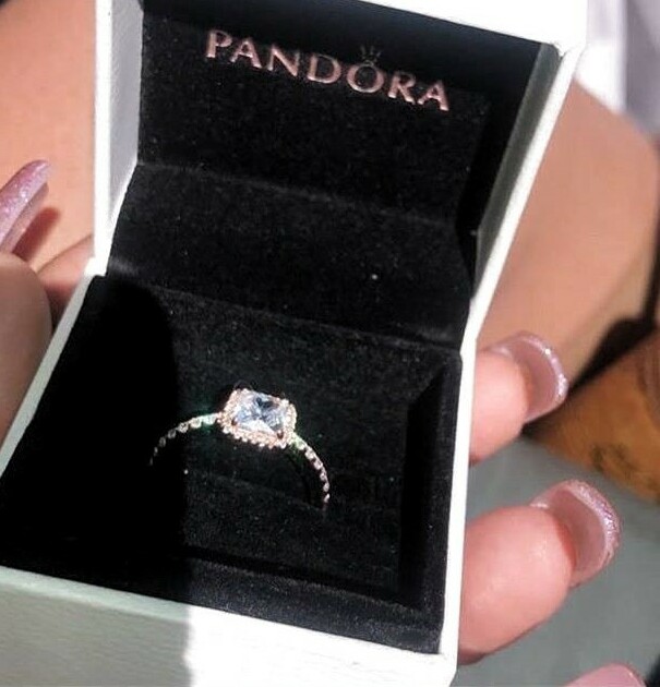 pandora, diamond, ring and rings