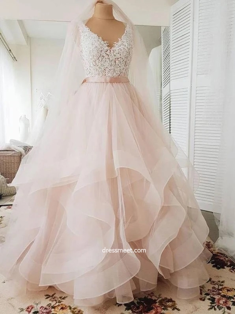 v neck wedding dresses, ball gown wedding dresses, 2020 wedding dresses and wedding dresses