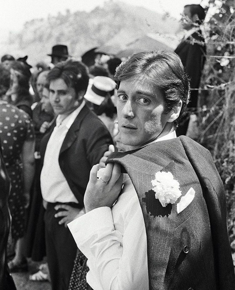 coreleone, sicily, black and white and handsome