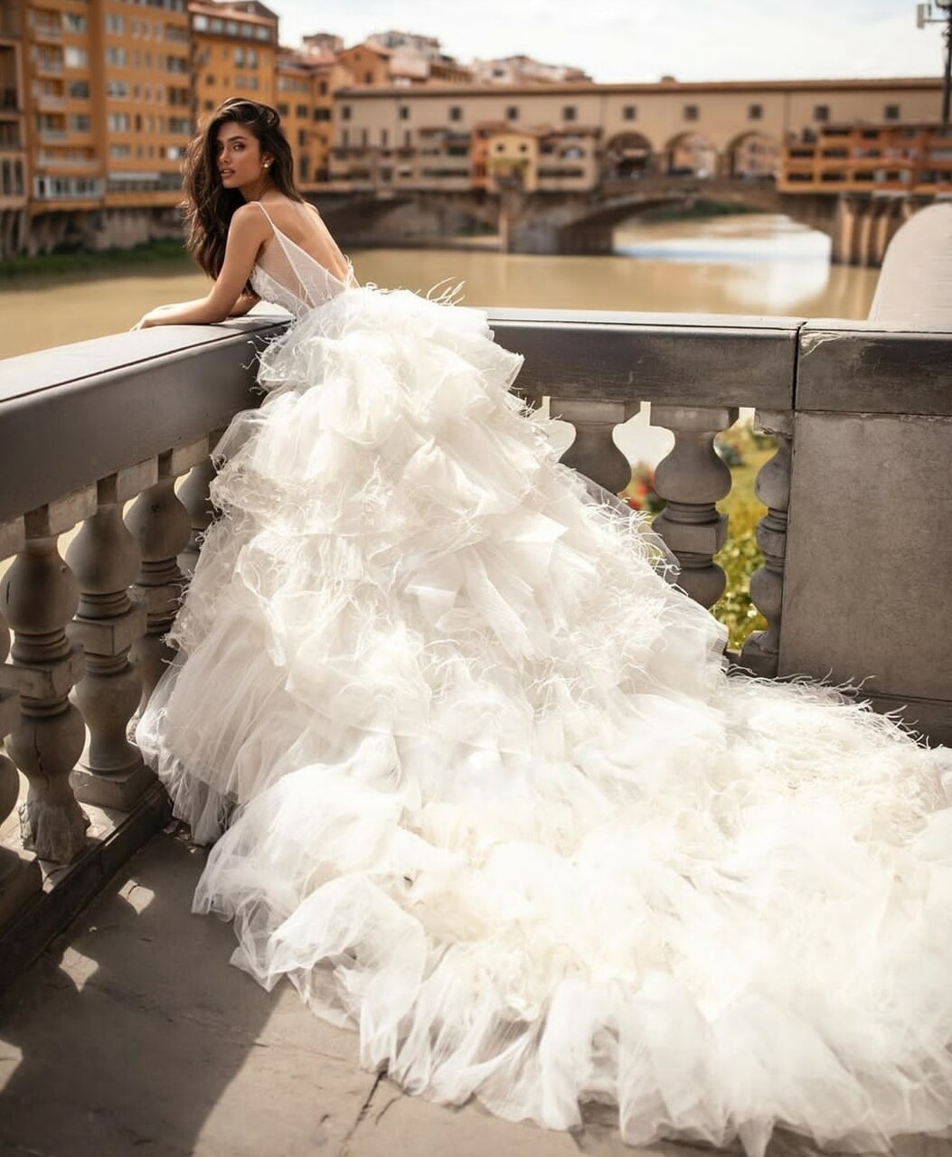 fashion, model, vogue and wedding dress
