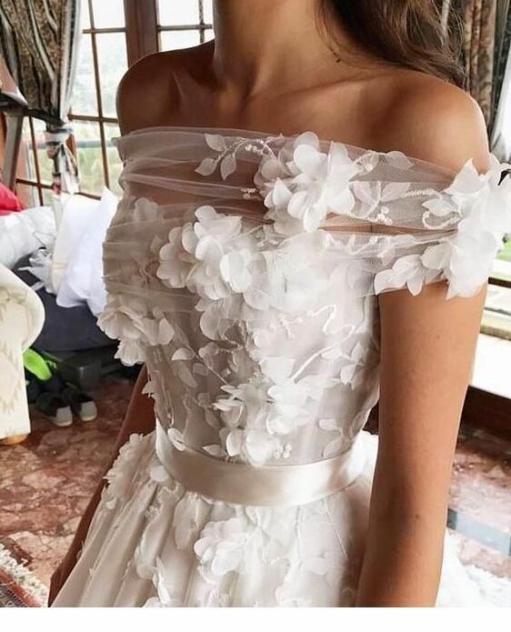wedding dress, white, clothes and awesome