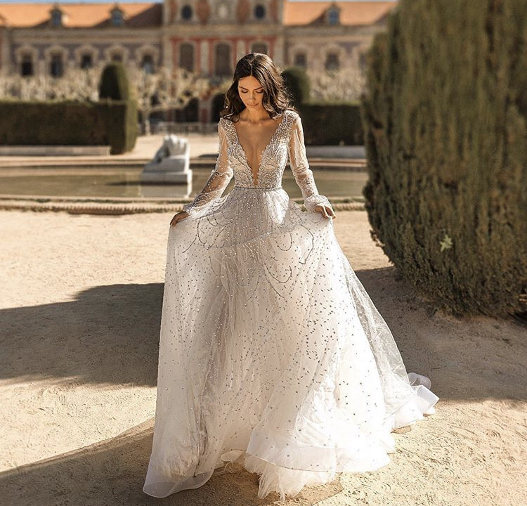 diamond, model, dress and brand