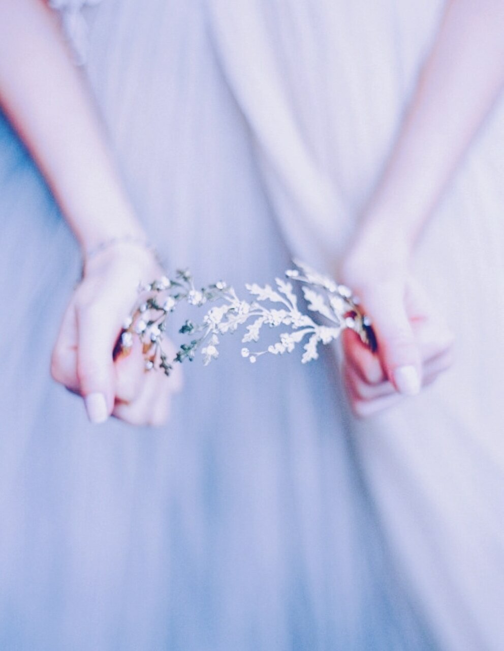 pretty, flower girl, blue and design