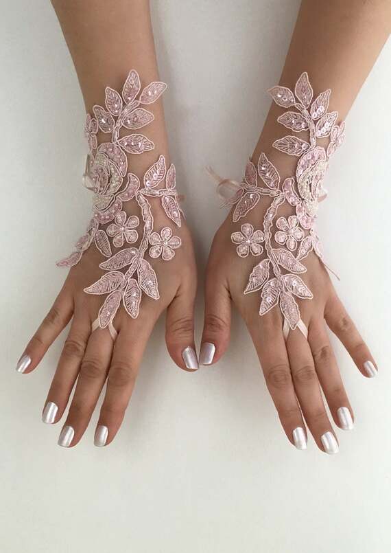 wedding gloves, wedding fingerless, etsy and gants