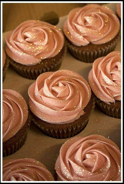 rose gold, sparkling and food