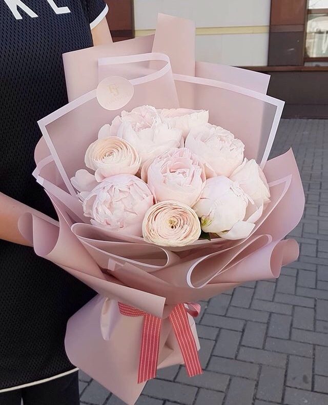 bouquet, white, pink and white bouquet