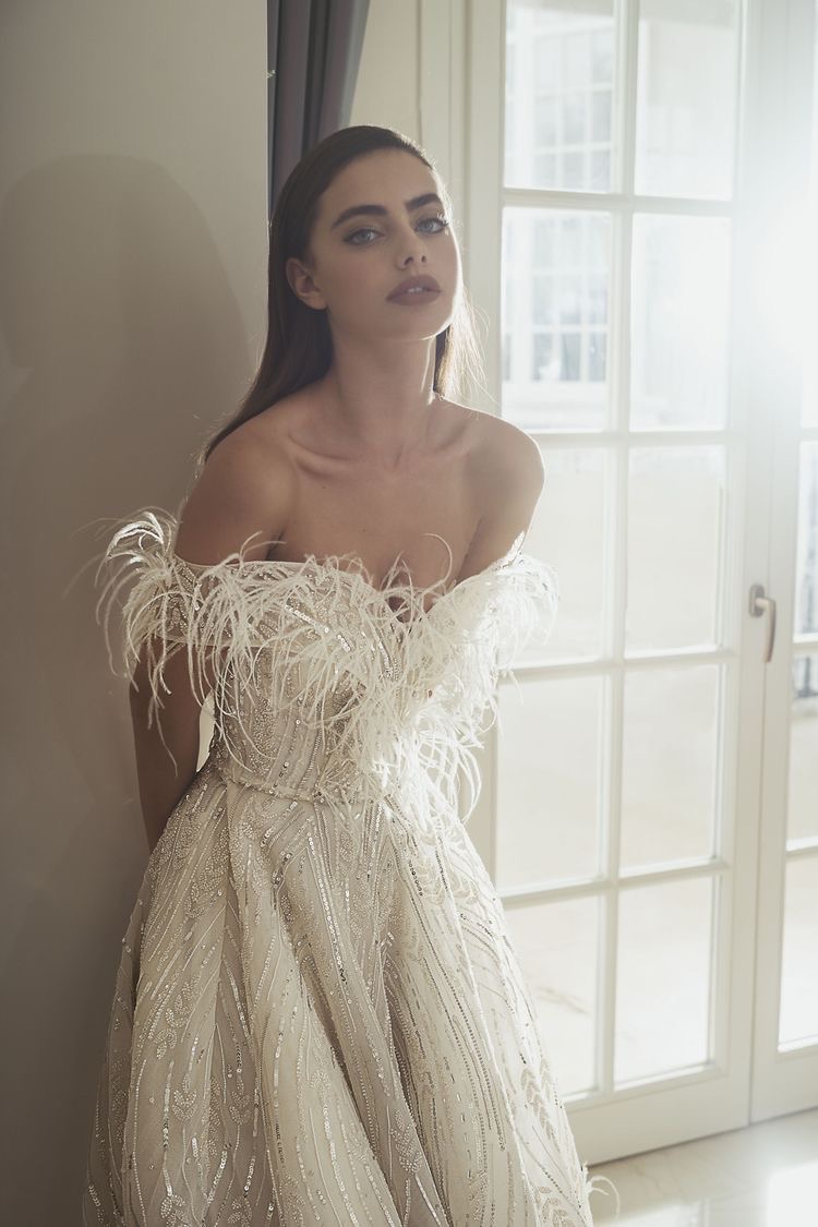 amazing, berta, bride and dress