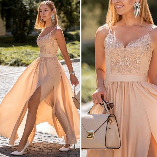 style, rhinestoned, embellished and maxi dress