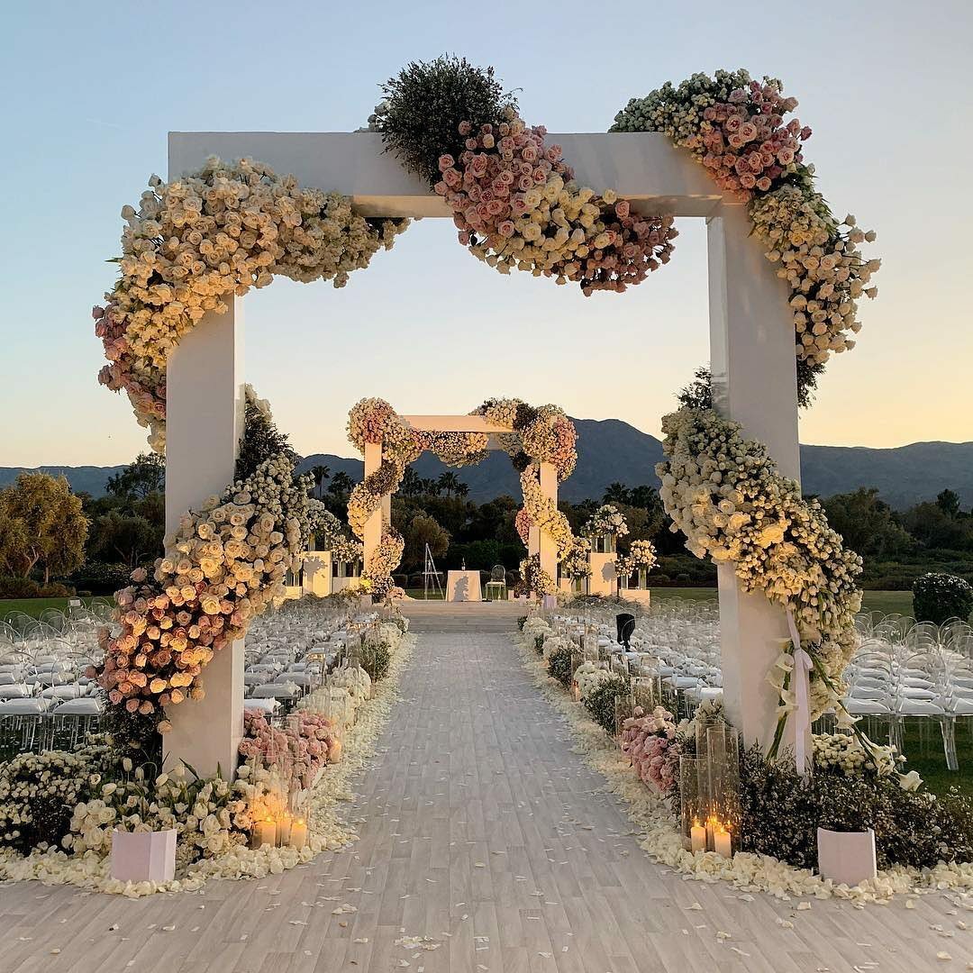 aesthetic, place, flowers and mariage