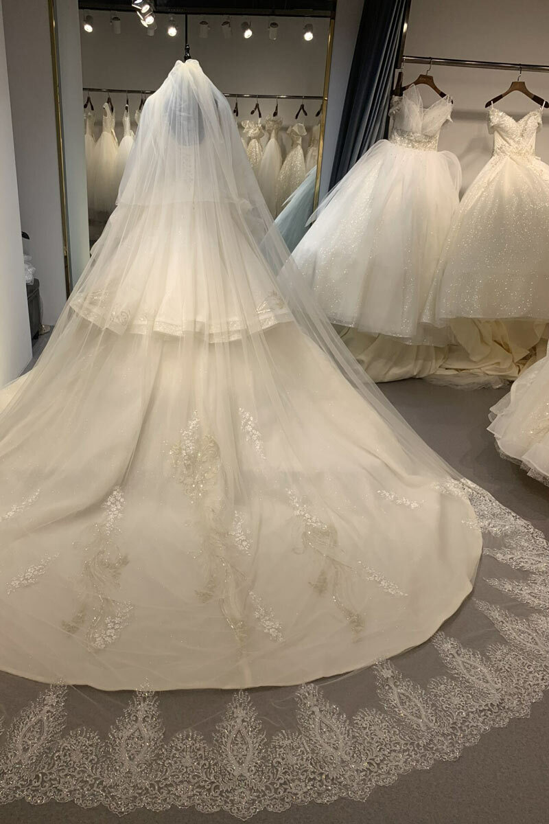 voile de mariée, veil, chic and dress