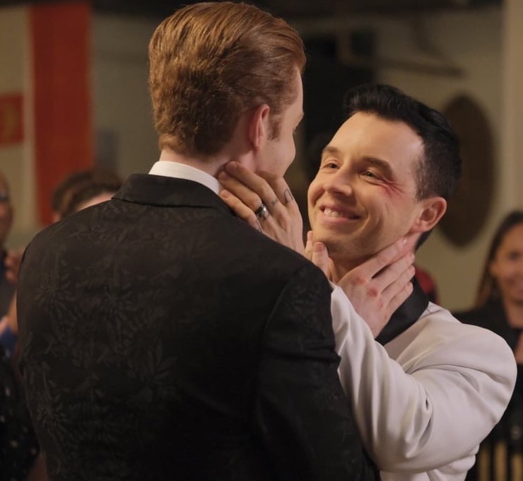 shameless, mickey milkovich, gallavich and ian gallagher