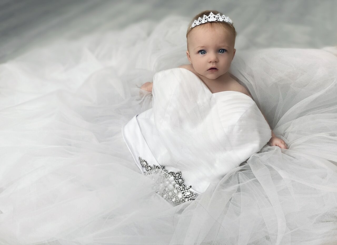 cute, weddingdress, formal and baby
