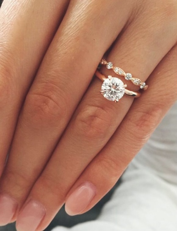 ring, diamond and love