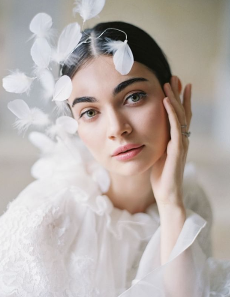 bridal, model, nature and culture and portrait