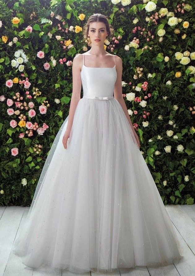 wedding dress, bride, bridal and ballgown