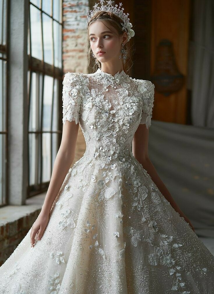 gown, fashion, dress and bridal