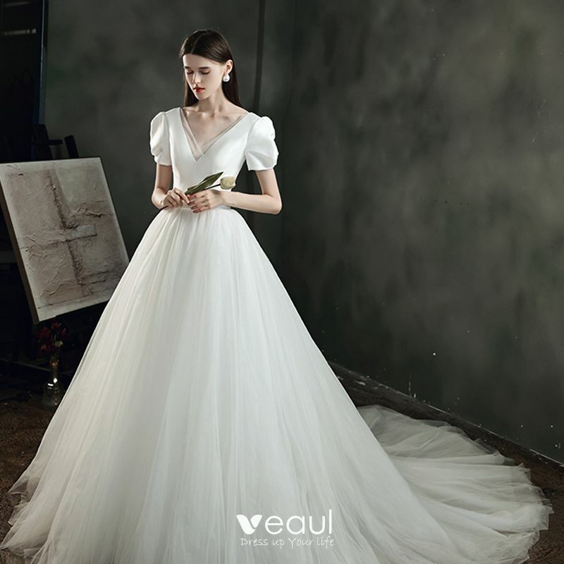bridal gown, wedding dress, bride and tulle wedding gown
