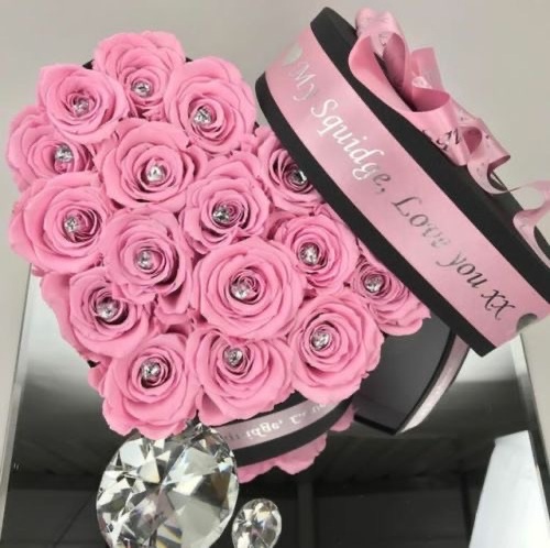 princess, pink, designer and crystals
