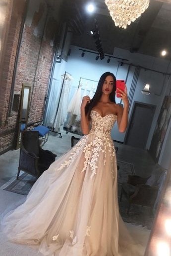 bridal, bride and wedding dress