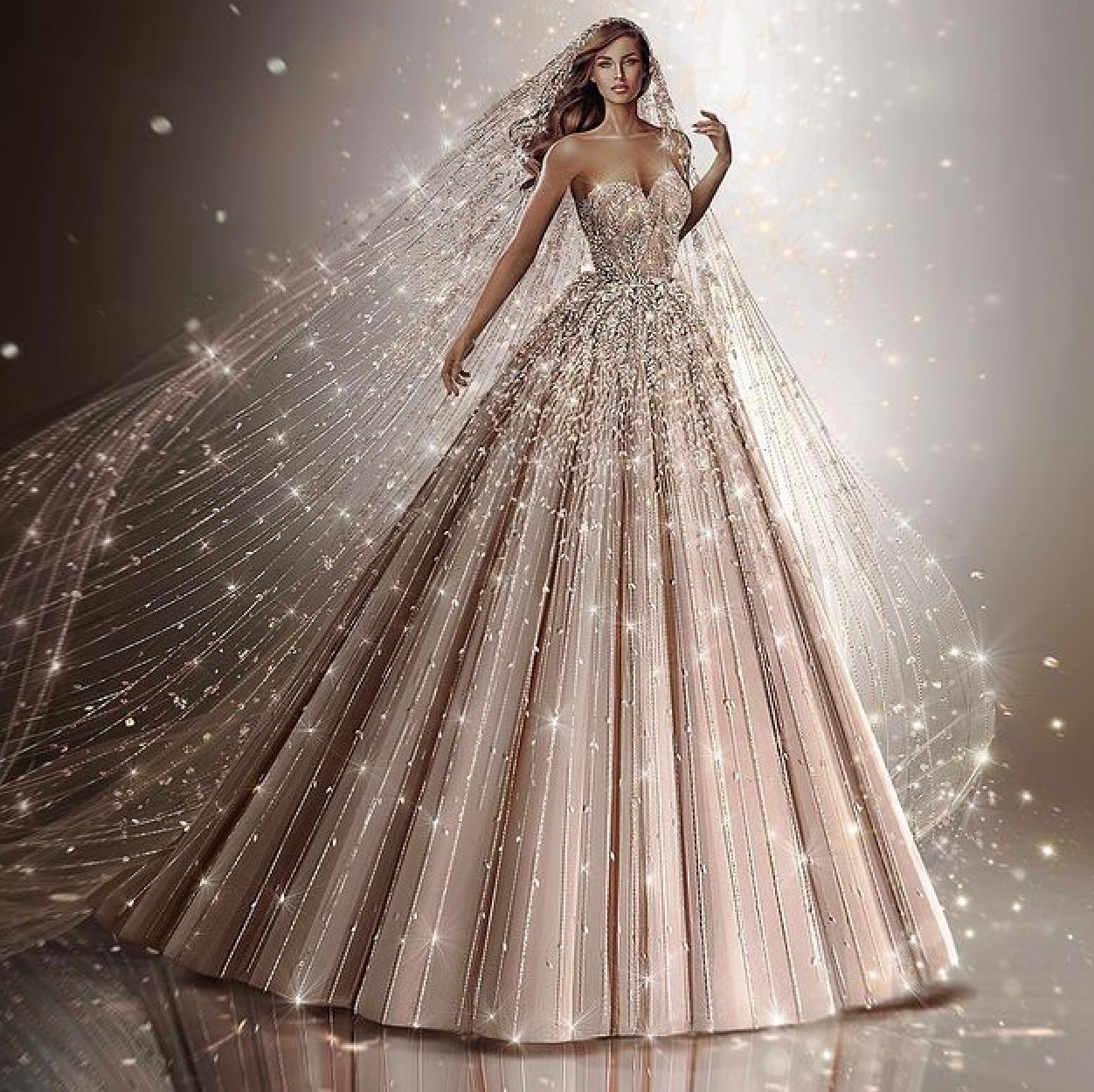 glamour, bride, weddingdress and royalwedding