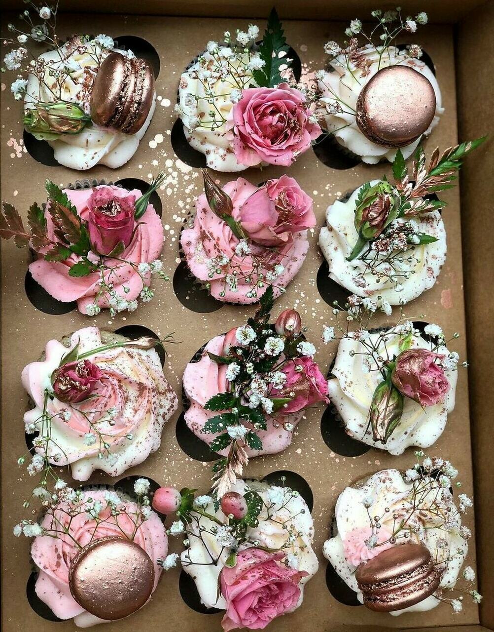 celebration, sweets, flowers and white