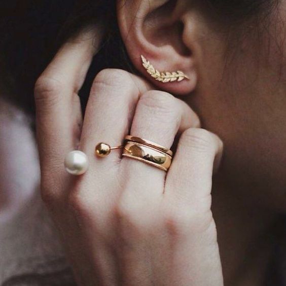 cute, engagement, beautiful and pearls