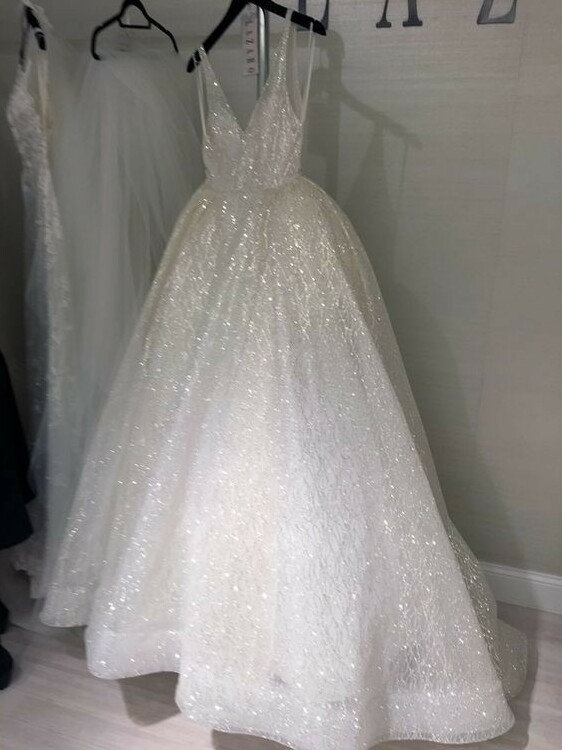 fashion, Couture, wedding dress and glow