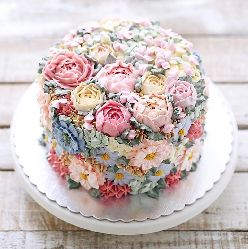 flowers, beautiful, dream of it and cake