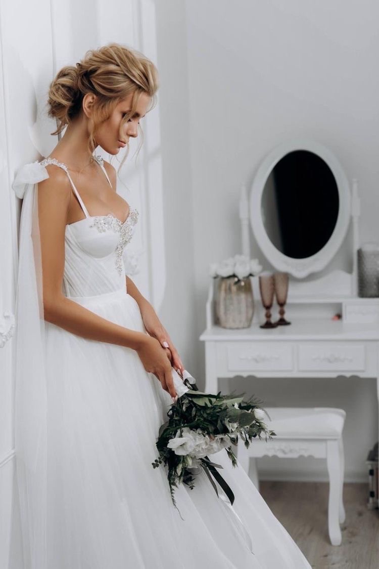 wedding dress, bridal and bride