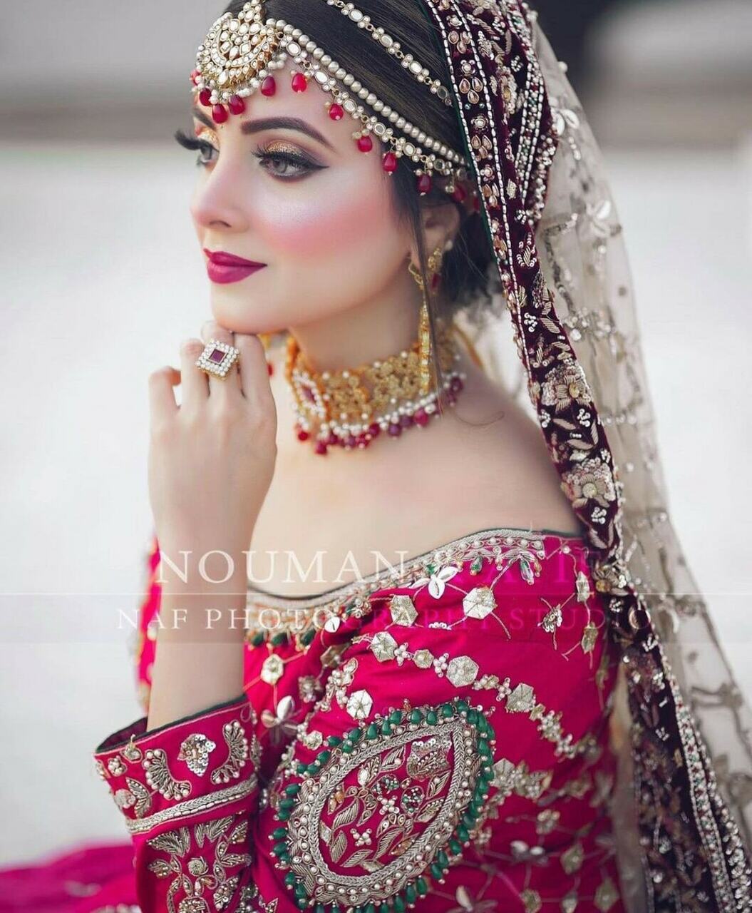 makeup, hairstyle, marriage and jewellery